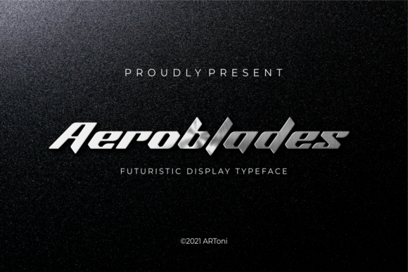Aeroblades: Elevating Your Designs with Futuristic Typography