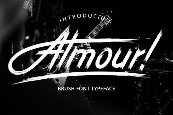 Almour: The Brushed Display Font That Brings Handcrafted Charm to Your Projects