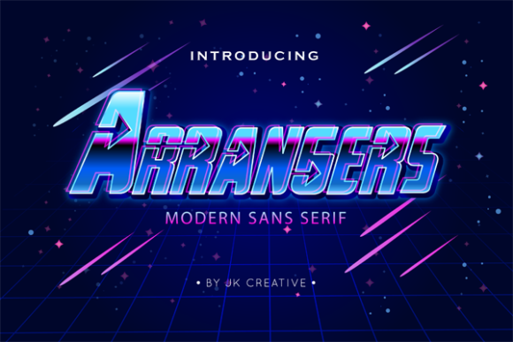 Arrangers: A Versatile Display Font for Creative Projects