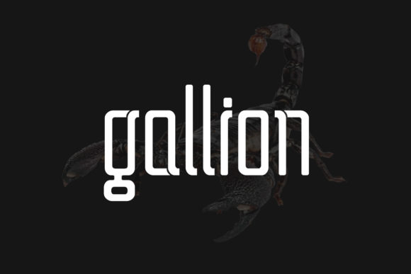 Gallion Display Font: A Modern Touch for Creative Projects