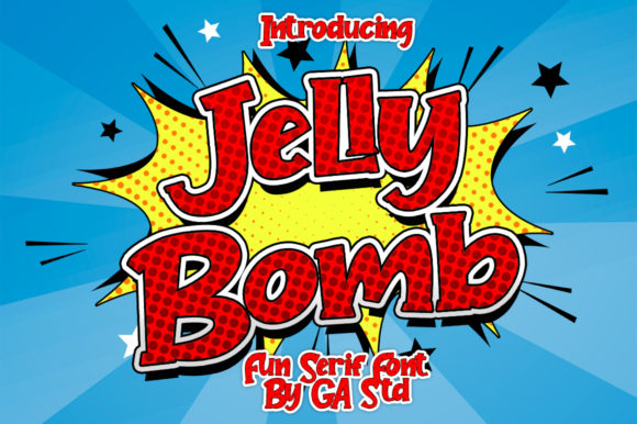 Jelly Bomb: The Cute and Friendly Display Font