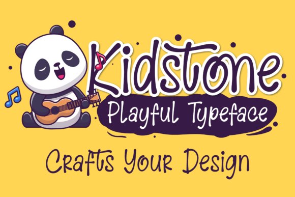 Kidstone: The Playful Display Font for Engaging Designs