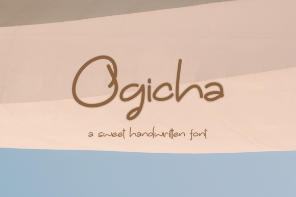 Ogicha: The Sweet Handwritten Font for Creative Projects