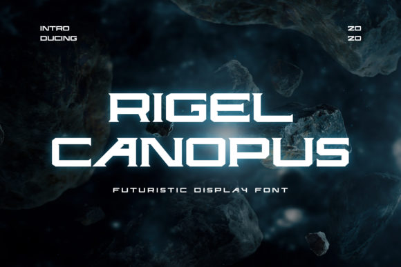 Rigel Canopus: Integrating a Futuristic Vintage Display Font into Professional Design Workflows