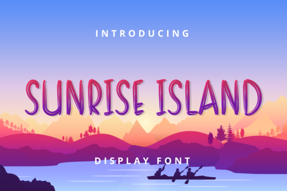 Sunrise Island: A Modern Font for Clean Design
