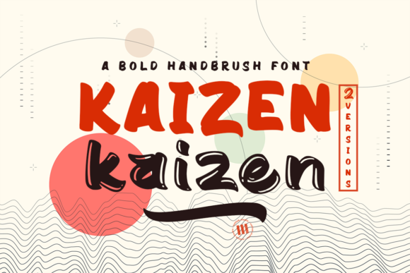 The Strategic Advantage of Kaizen: Elevating Brand Identity with Bold Brushed Typography