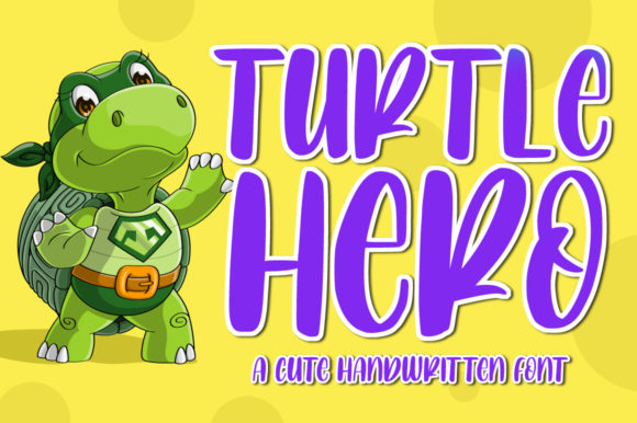 Turtle Hero: Elevating Your Designs with a Joyful Display Font