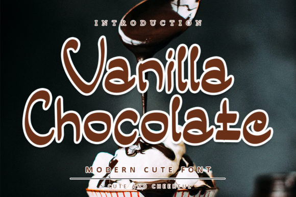 Vanilla Chocolate: A Modern Display Font for Trendy Projects